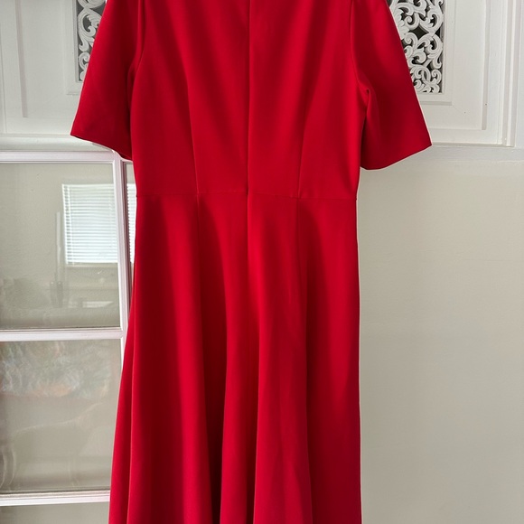 Donna Morgan Vibrant Red Midi Dress - Picture 3 of 3
